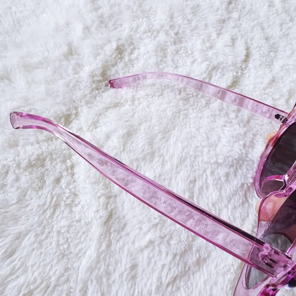 Eliza Dark Pink Butterfly-shaped Sunglasses